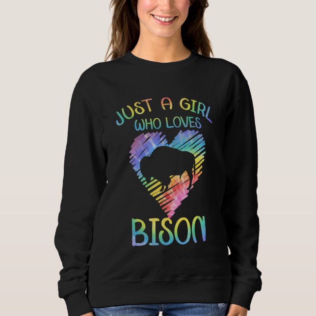 Sweatshirt Bison Outfit Animal Apparel Retro Bison Accessorie (Devant)