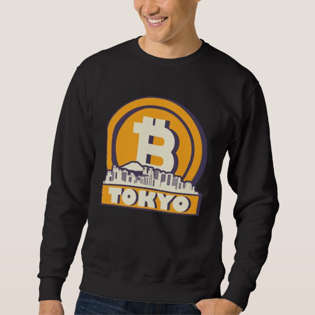 Sweatshirt Bitcoin 東京都 Skyline  Tokyo Bitcoin Maximalist (Devant)