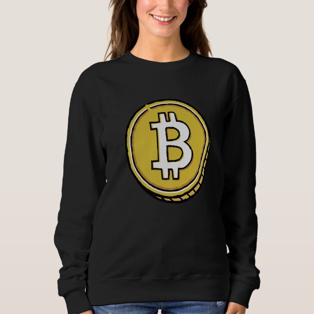 Sweatshirt Bitcoin BTC Cryptocurrency Trader  For Crypto Inve (Devant)