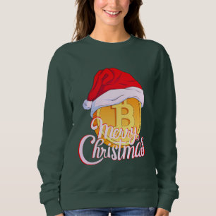 Sweatshirt Bitcoin de Noël - Cadeau pour Day Traders