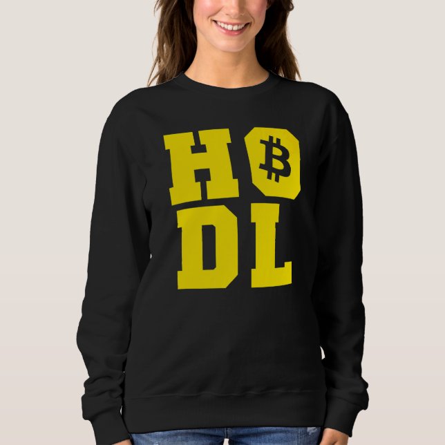 Sweatshirt Bitcoin Hodl (Devant)