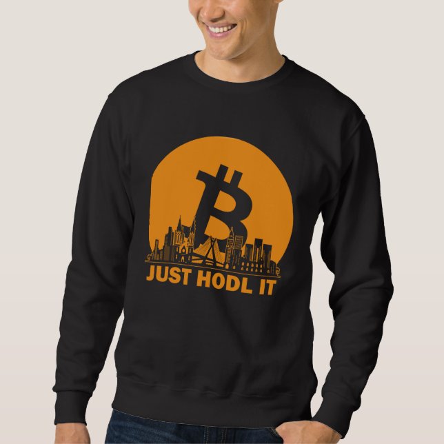 Sweatshirt Bitcoin São Paulo Skyline  São Paulo Bitcoin Maxim (Devant)