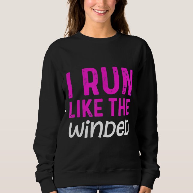 Sweatshirt Bizarre de devis en cours d'exécution Courir couro (Devant)