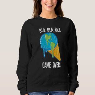 Sweatshirt Bla Bla Jeu sur la fonte de la glace de la Terre