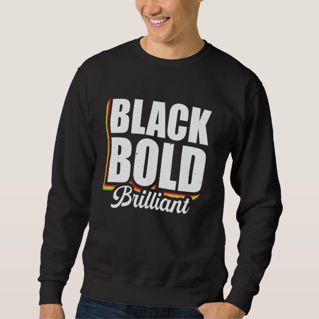 Sweatshirt Black Bold brillant (Devant)