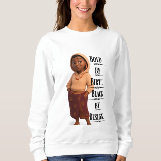 Sweatshirt Black By Design,Pixarstyle 3D (Devant)