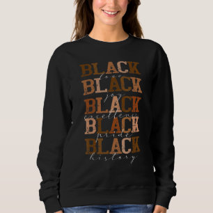 Sweatshirt Black Girl Magic Afro American Melanin Natural Hai