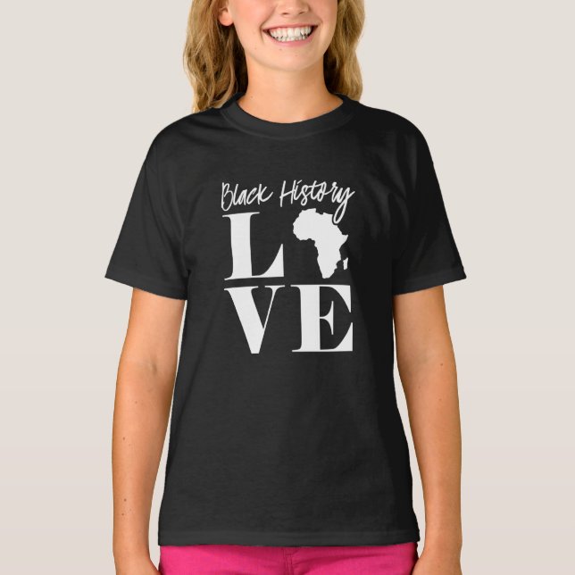 Sweatshirt Black History Love Vêtements Africains Américains  (Devant)