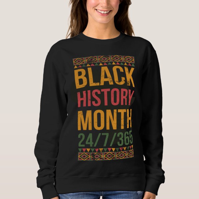 Sweatshirt Black History Month 247365 For Pride African Ameri (Devant)