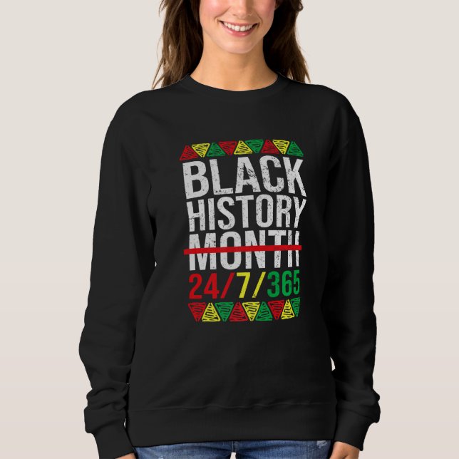 Sweatshirt Black History Month 247365 Gift Pride African Amer (Devant)