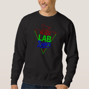 Sweatshirt Black Lab 80s Black Labrador
