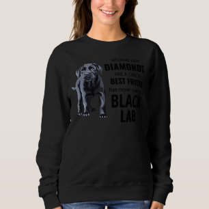 Sweatshirt Black Labrador Retriever Chien Lab propriétaire du