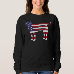 Sweatshirt Black Labrador Retriever Patriot Black Lab Usa Fla