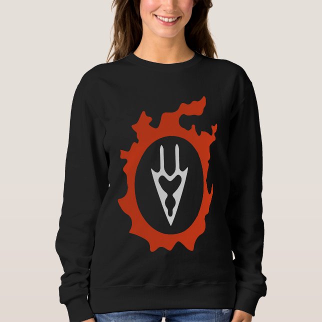 Sweatshirt Black Mage  For Warriors of Light & Darkness Pocke (Devant)