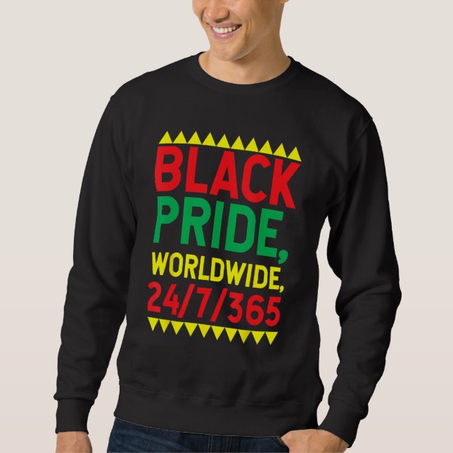 Sweatshirt Black Pride, Worldwide, 247365 (Devant)