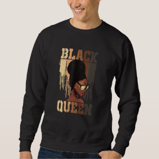Sweatshirt Black Womens African African American Natural Blac