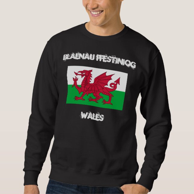 Sweatshirt Blaenau FfPalestinian og, Pays de Galles avec drap (Devant)