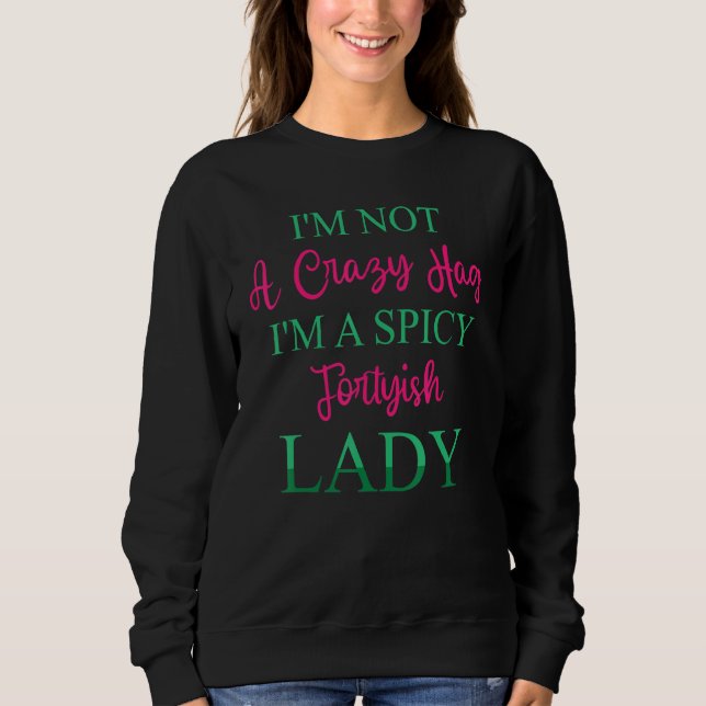 Sweatshirt Blagues amusantes Je ne suis pas un fou, je suis u (Devant)