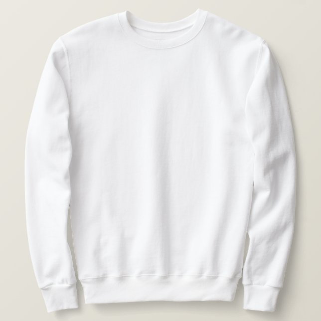 Sweatshirt blanc (Design devant)