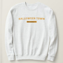 Sweatshirt blanc de l'université d'Halloween