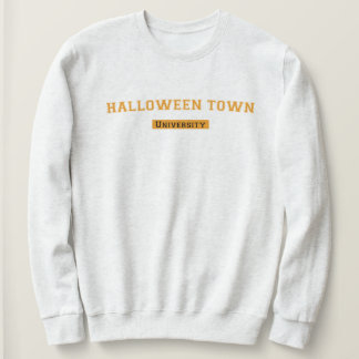 Sweatshirt blanc de l'université d'Halloween
