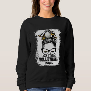 Sweatshirt Bleached Loud & Fiers Volleyball Nana Life Jeu Da