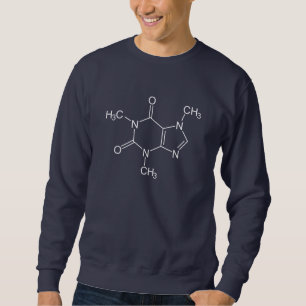 Sweatshirt bleu de caféine
