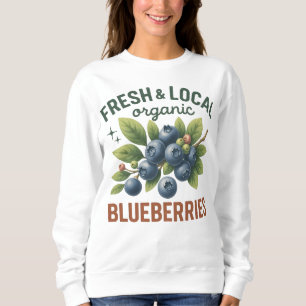 Sweatshirt Bleuets frais et locaux - Fruits biologiques Vinta