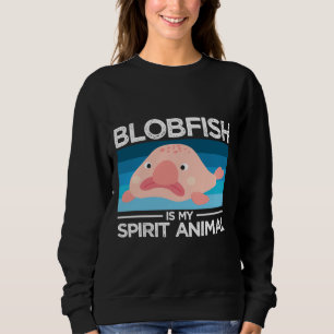 Sweatshirt Blobfish est mon esprit Animal Blobfish favori