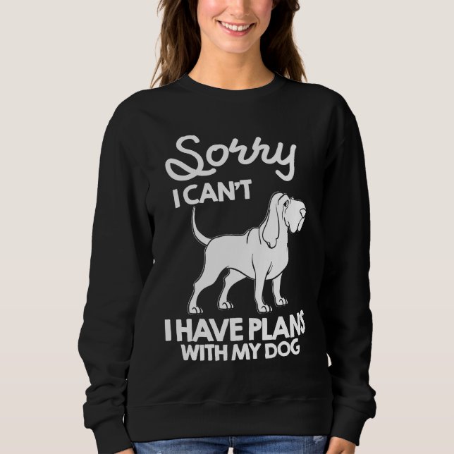 Sweatshirt Bloodhound Dog Puppies Owner Lover 1 (Devant)