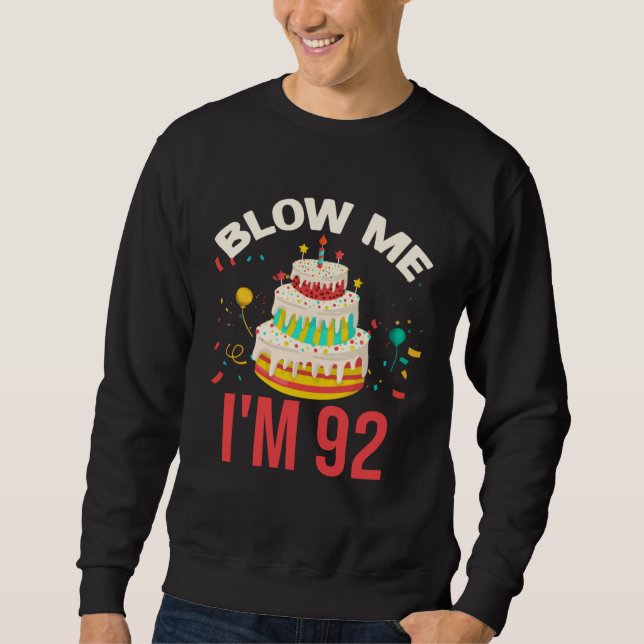 Sweatshirt Blow Me I m 92 (Devant)
