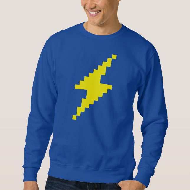 Sweatshirt Bloxels Lightning Bolt (Devant)