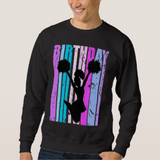 Sweatshirt Blue Girls Cheerleader Cheerleading Womens Grandau