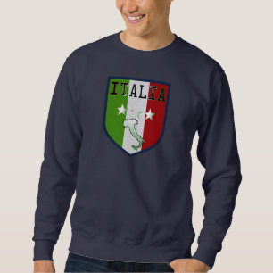 Sweatshirt Blue Italia Crest