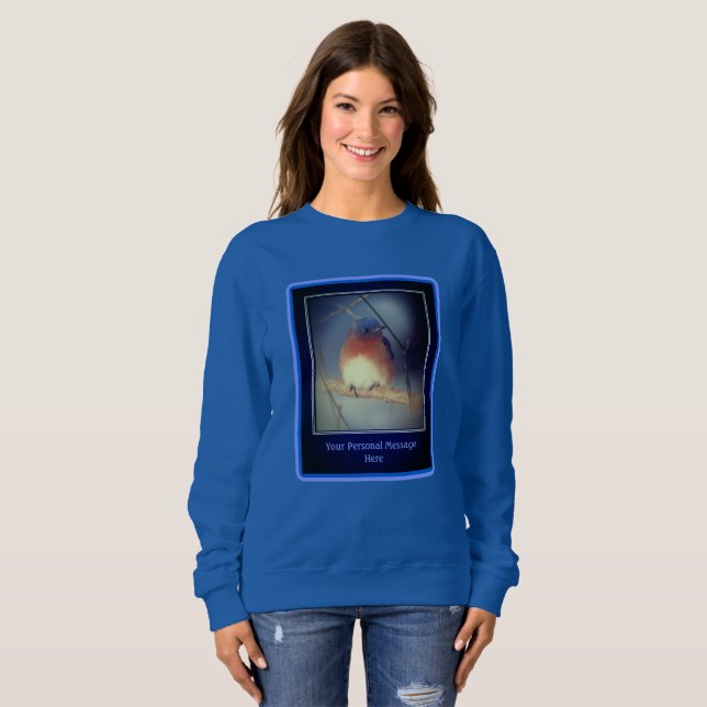 Sweatshirt Bluebird Créez votre propre devis personnalisé (Devant entier)