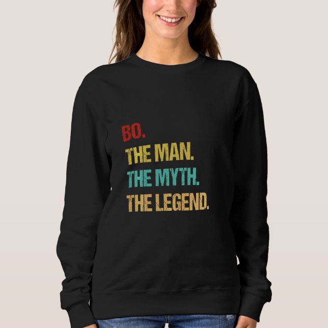 Sweatshirt Bo L'Homme Le Mythe La Légende (Devant)