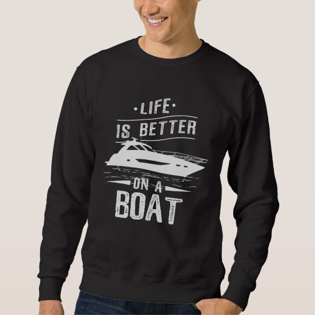 Sweatshirt Boat Captain Boater (Devant)