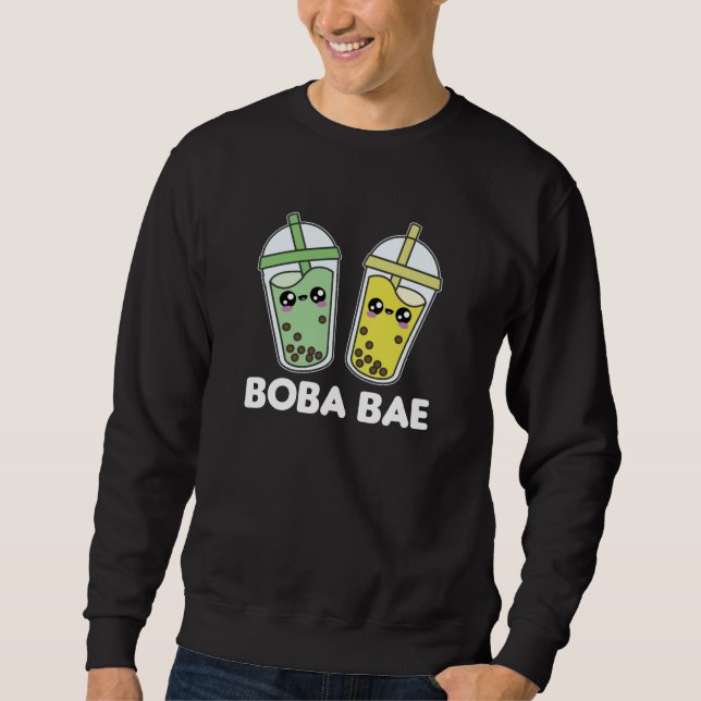 Sweatshirt Boba Bae - Bubble Tea Kawaii Boba Tea Love (Devant)