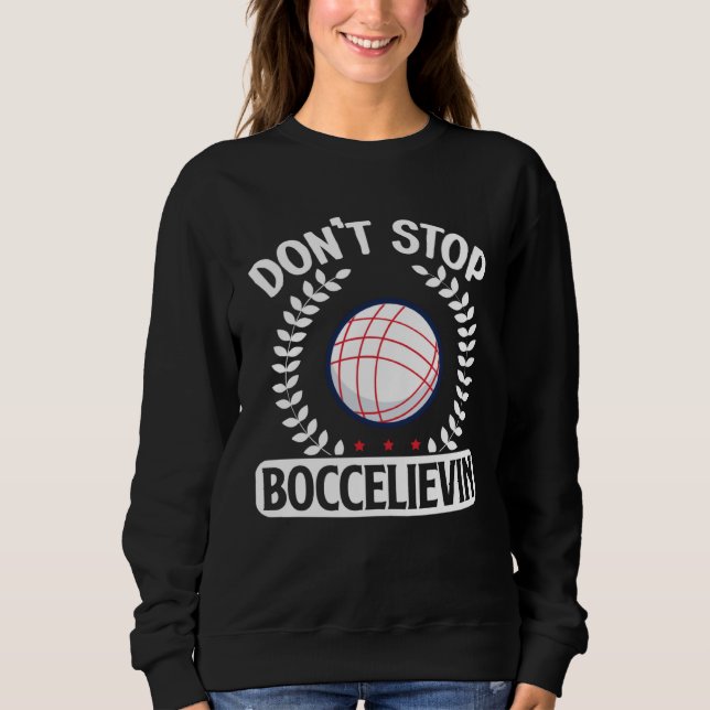 Sweatshirt Bocce Ball Bocce Player  12 (Devant)