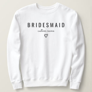 Sweatshirt Boîte de proposition de la mariée de la fête d'hon