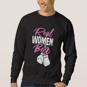 Sweatshirt Boîte pour femmes réelles Autodéfense Boxe entraîn