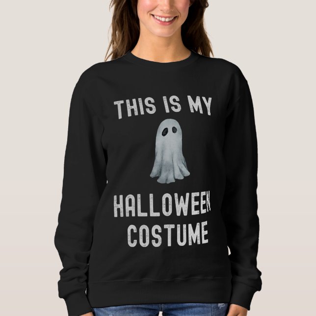 Sweatshirt Bon Marché Ceci Est Mon Costume Halloween Scary Éf (Devant)