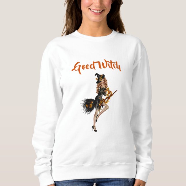 Sweatshirt Bon T-shirt sorcière (Devant)