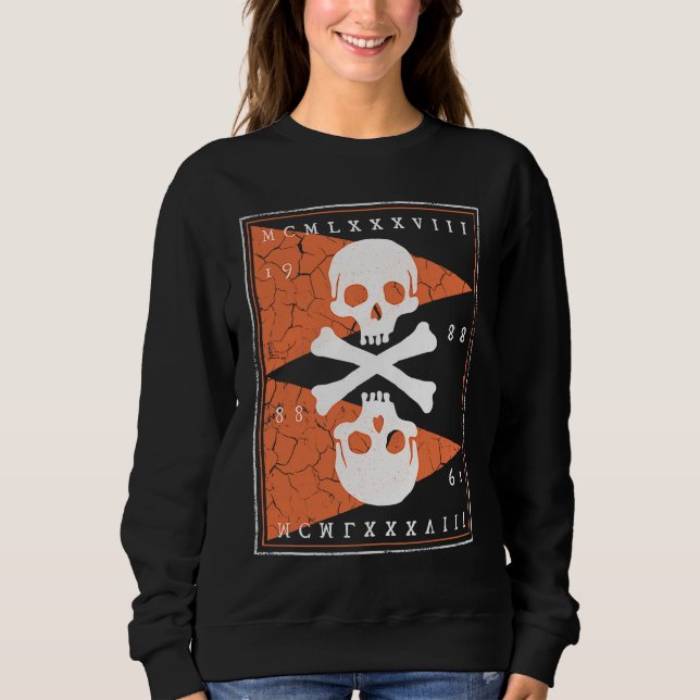 Sweatshirt Bones and Skulls Pirate  2 (Devant)