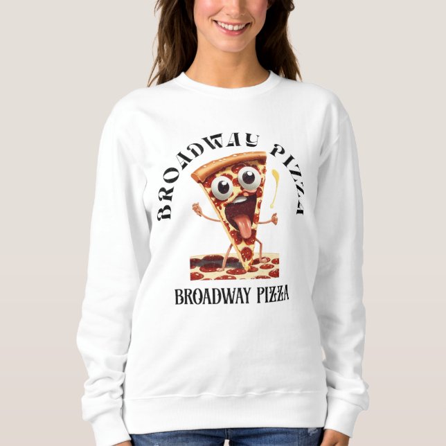 Sweatshirt Bonfair Pizza T-Shirt Design - Tendance & Oeil-Cat (Devant)