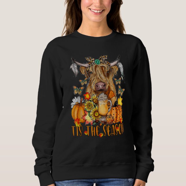 Sweatshirt Bonjour Automne Cet Automne C'Est La Saison Pompe  (Devant)