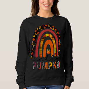 Sweatshirt Bonjour Citrouille Boho Bonjour Citrouille mignon 