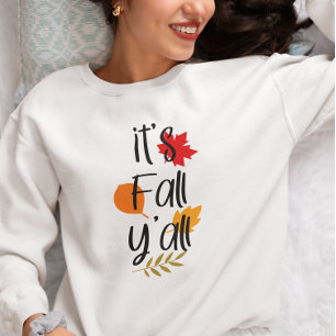 Sweatshirt Bonjour citrouilles , ambiance automne