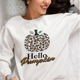 Sweatshirt Bonjour Citrouilles, Automne Vibes d'automne