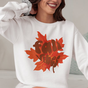 Sweatshirt Bonjour Citrouilles, Automne Vibes d'automne